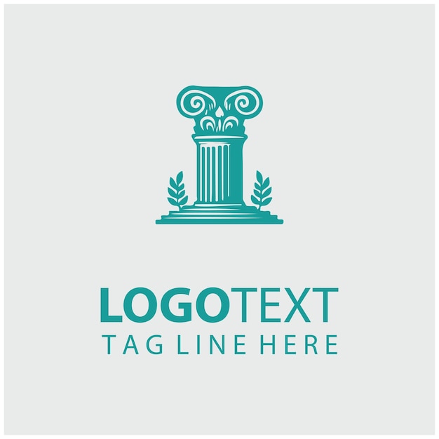 Classical Column Logo Illustrations