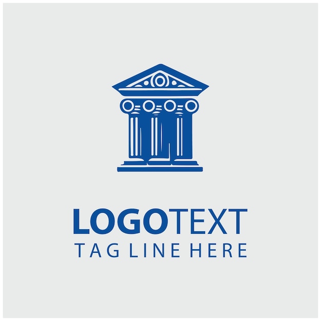Classical Column Logo Illustrations