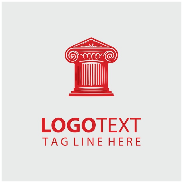 Classical Column Logo Illustrations