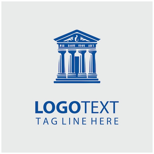 Classical Column Logo Illustrations
