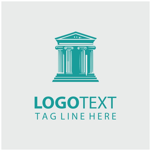 Classical Column Logo Illustrations
