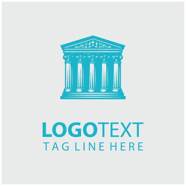 Classical Column Logo Illustrations