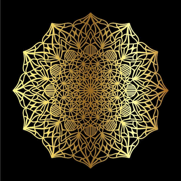 Classical golden mandala