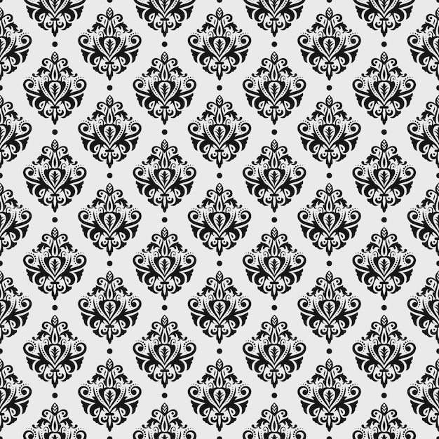 Classical old damask seamless pattern ornament royal victorian luxury pattern