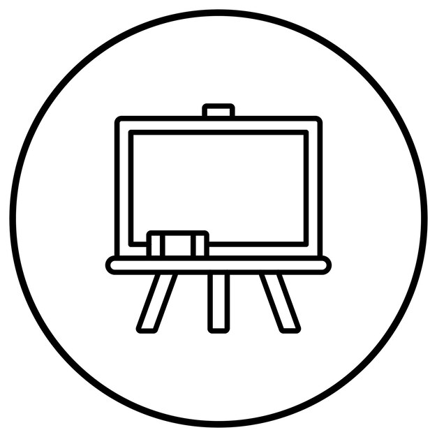 classroom board vector icon can be used for school iconset