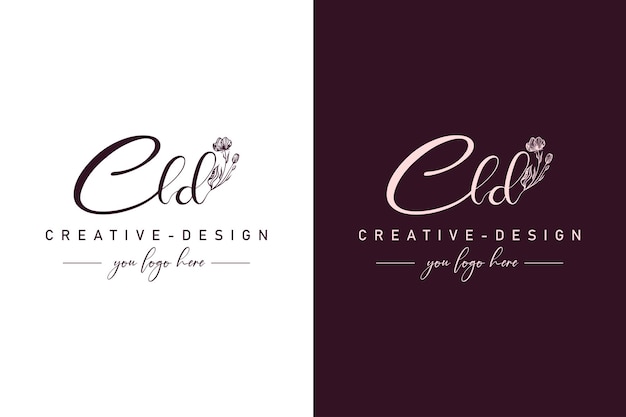 CLD cdl letter logo design