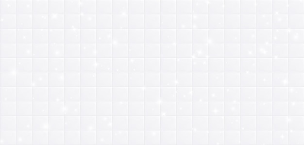 Vector clean bathroom tile with sparkles white ceramic wall surface bathroom interior shiny fresh floor with sparkles