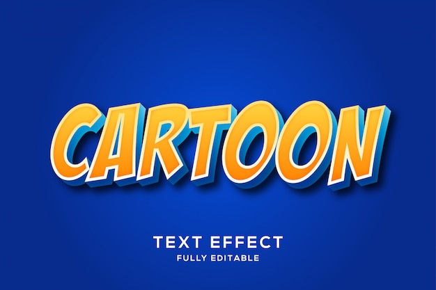 Clean Bold Cartoon Text Effect