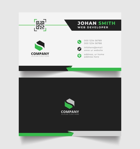 clean business card Corporate template