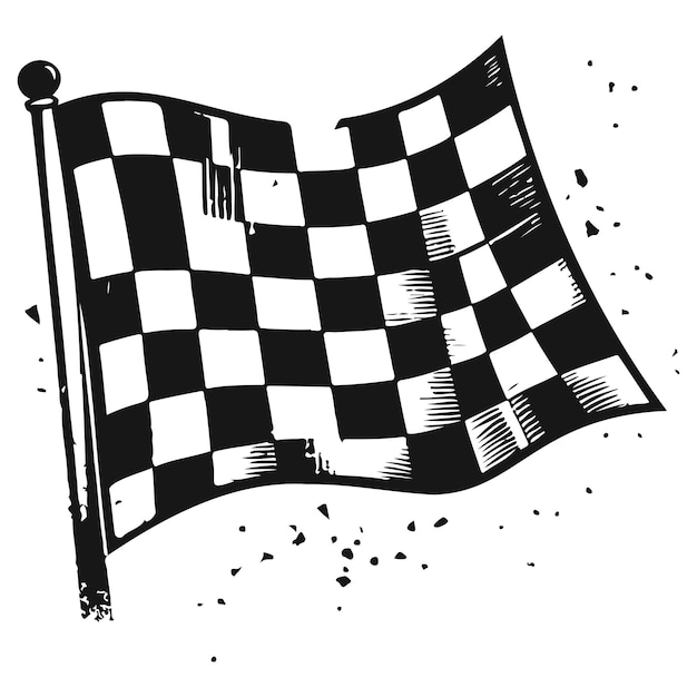 Vector clean checkered flag_a