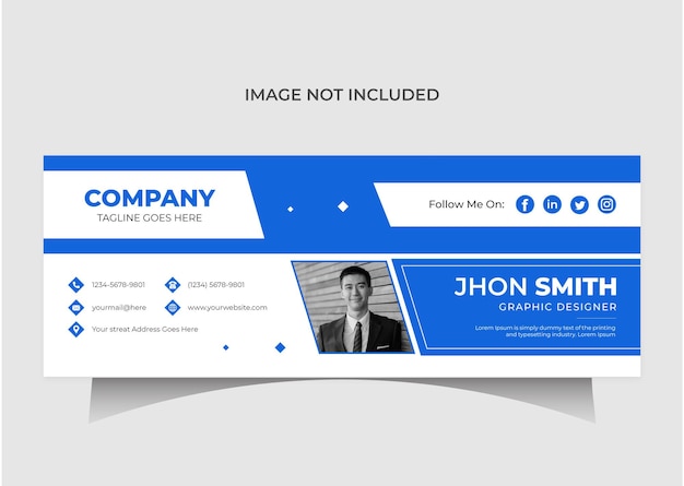 Clean Email signature Template