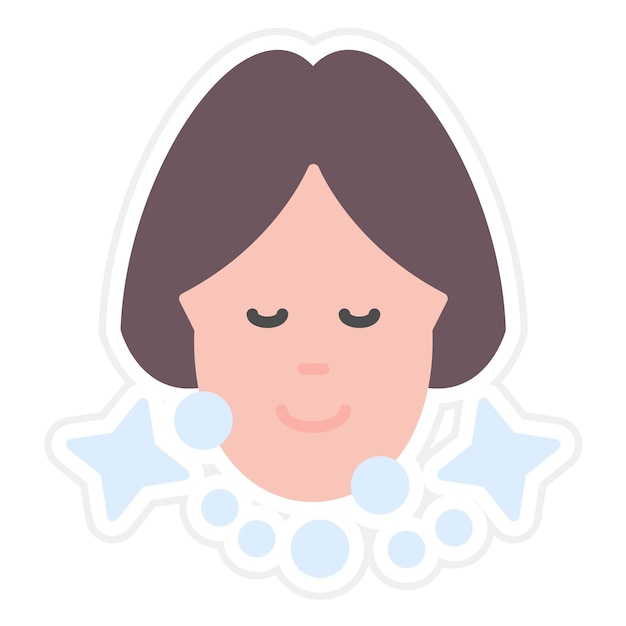 Clean Face icon vector image Can be used for Skincare