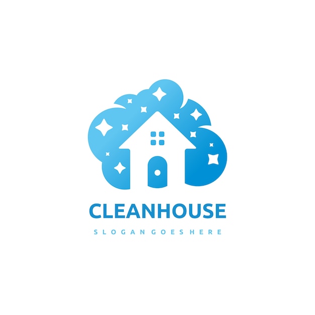 Логотип clean house