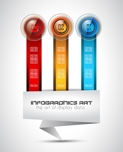 Clean Infographic Template for data and information analysis