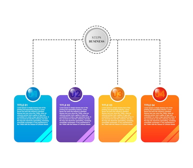 Pulisci il modello di infografica