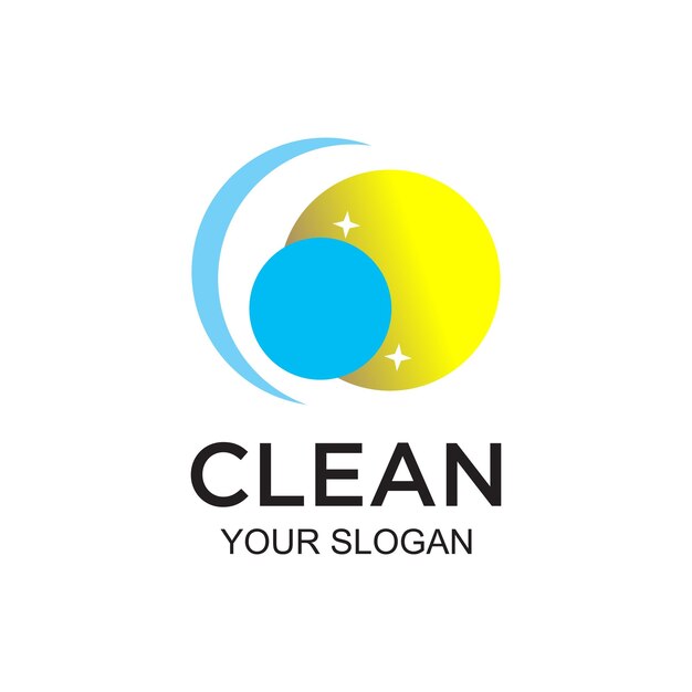 Vector clean logo design simple concept premium vector