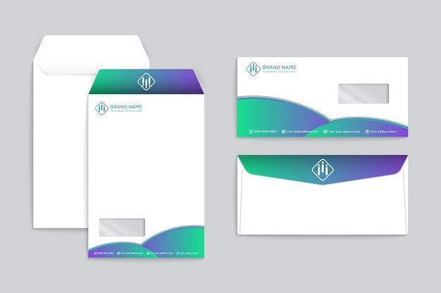 Clean minimal envelope design