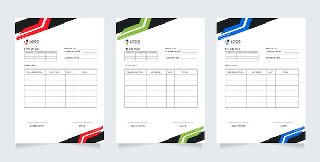 clean minimal Invoice Template Vector Design. Corporate Invoice. Modern, Minimalist Invoice for you