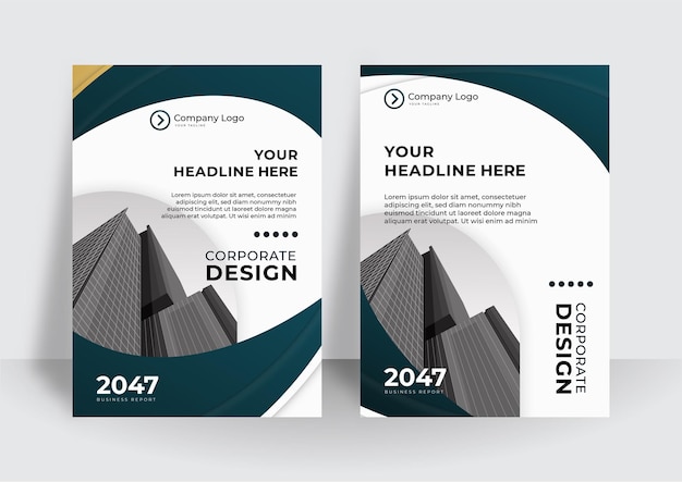 Clean modern abstract cover template. Can be use for presentation design. Simple geometric slide background
