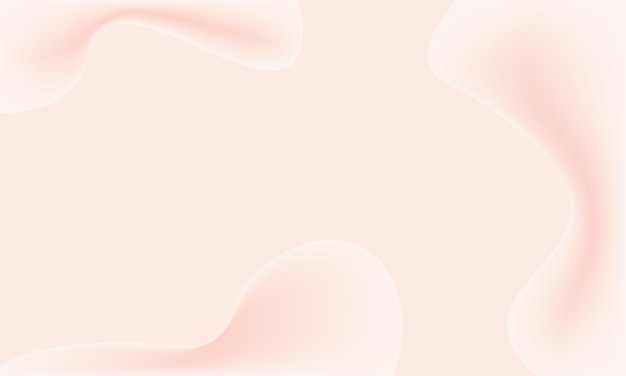 Clean peach curve smooth gradient background