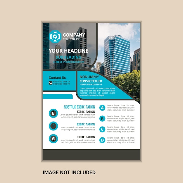 Clean and Professional Flyer Design Perfect for Promoting Your Business