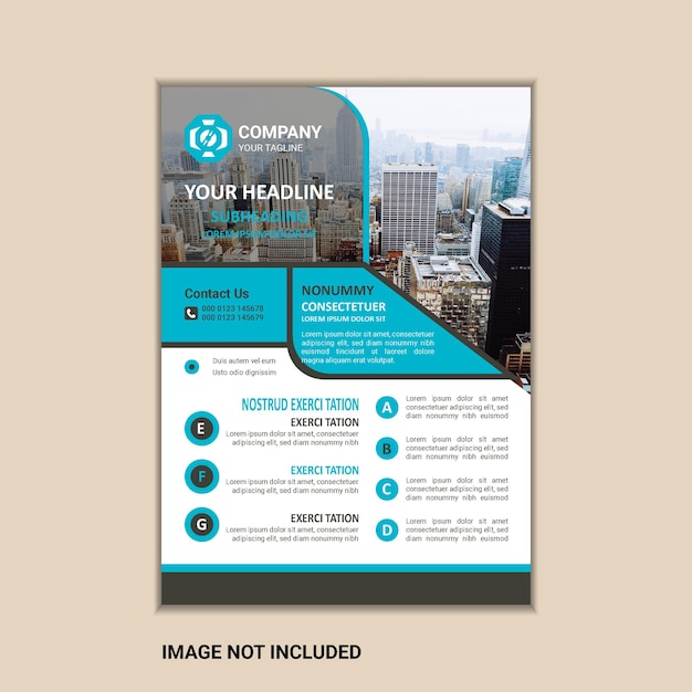 Clean and professional flyer design perfect for promoting your business