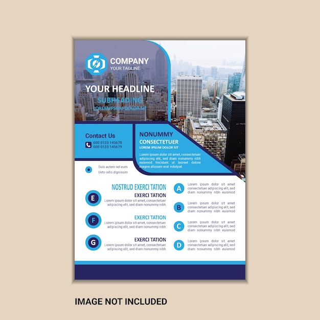 Clean and Professional Flyer Design Perfect for Promoting Your Business