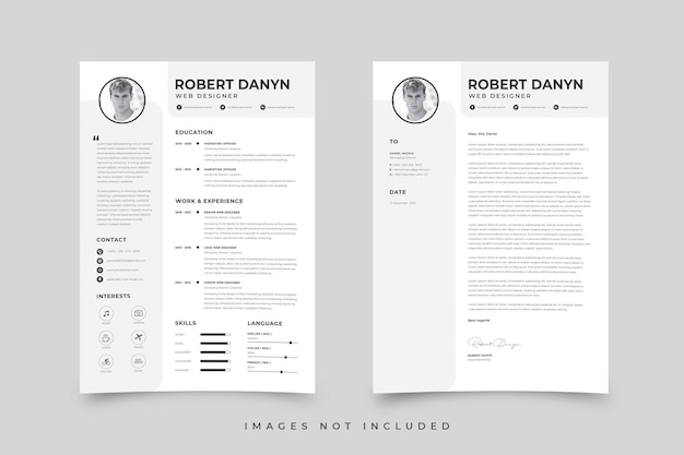 clean resume template