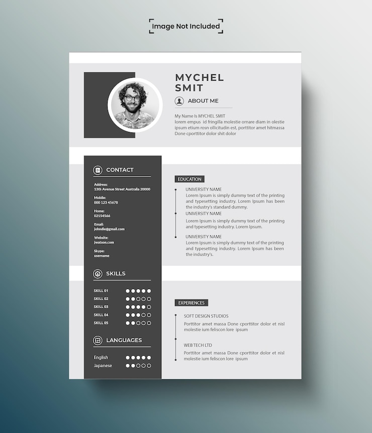 Vector clean resumecv