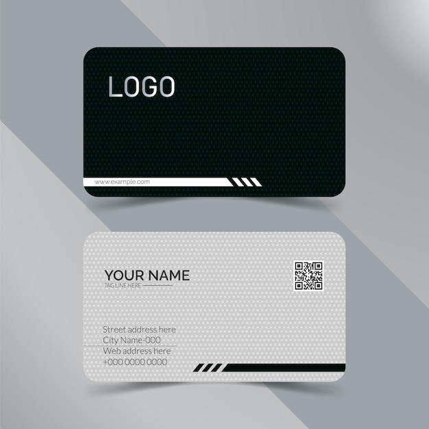 Clean and simple business card design