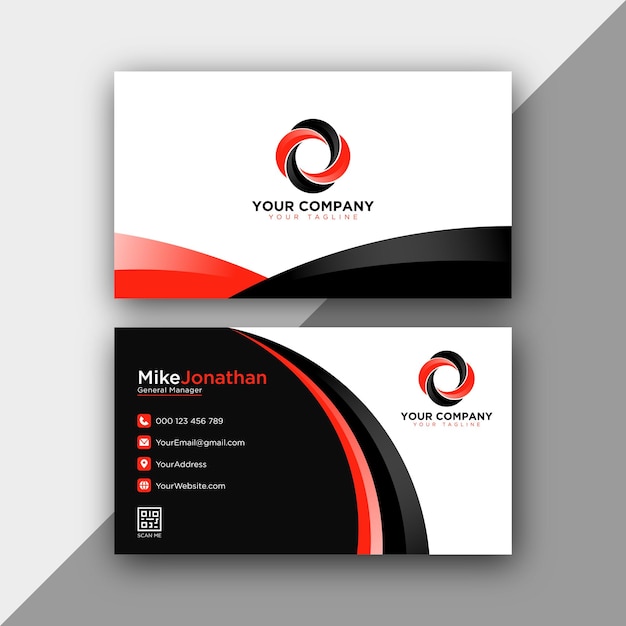 Clean Style Modern Business Card Template