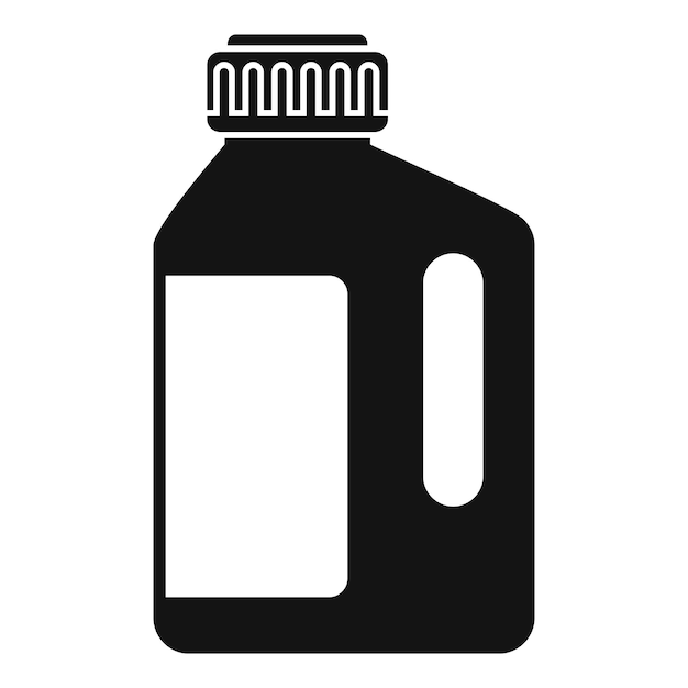 Vettore icona del flacone di protezione del detergente semplice illustrazione dell'icona vettoriale del flacone di protezione del detergente per il web design isolato su sfondo bianco