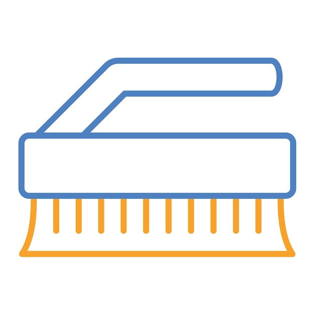 Vector cleaning brush icon