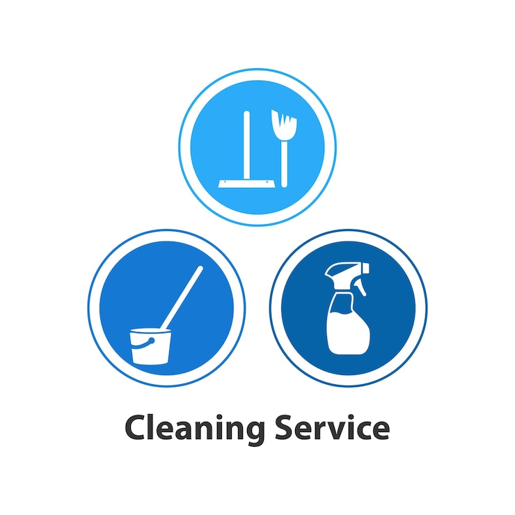 Vector cleaning business logo design