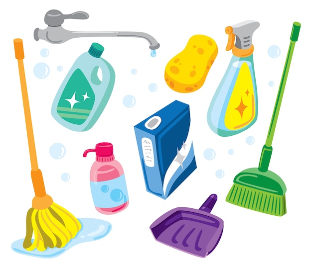 Cleaning kit illustration