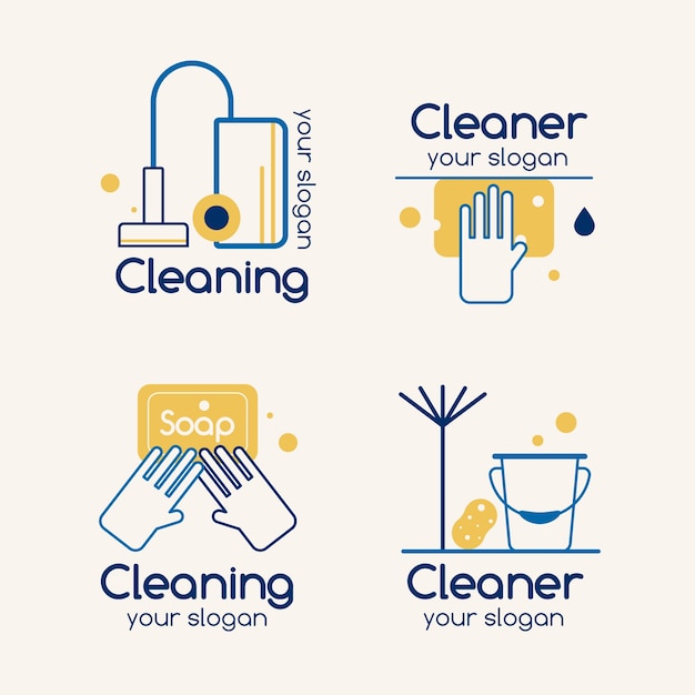 Cleaning logo collection