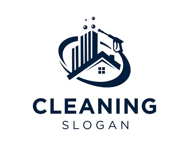 Vector cleaning logo design