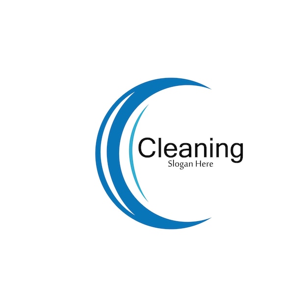 Cleaning logo and symbol ilustration vector template