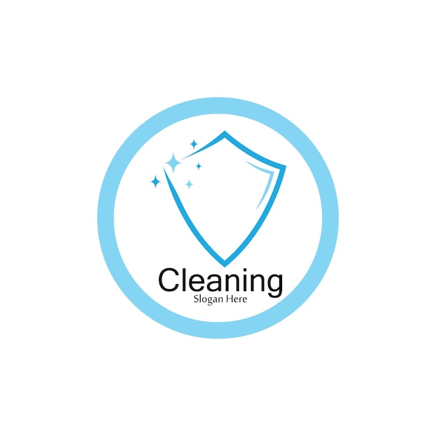 Cleaning logo and symbol ilustration vector template