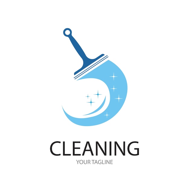 Cleaning logo and symbol ilustration vector template