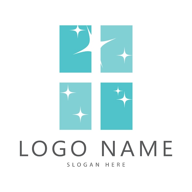 Cleaning Logo Template vector symbol nature