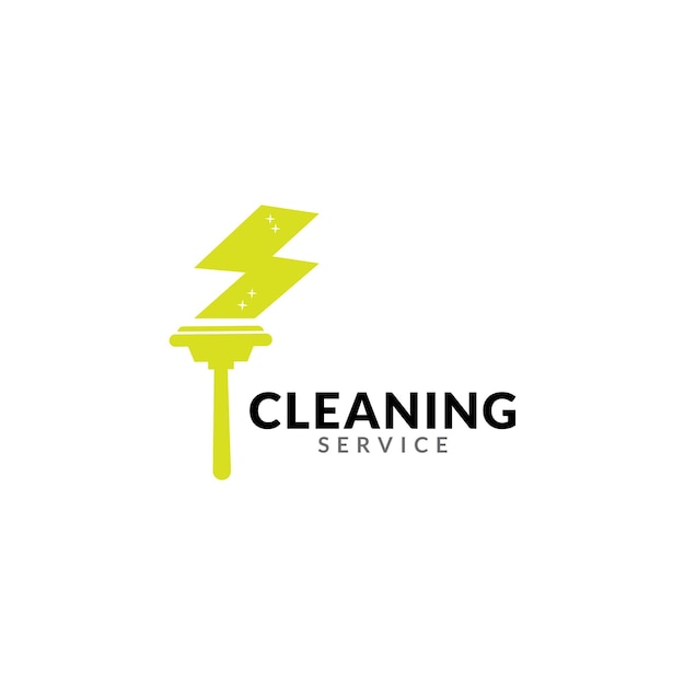 Дизайн логотипа Cleaning Service Business, Экологичная концепция интерьера, дома и здания