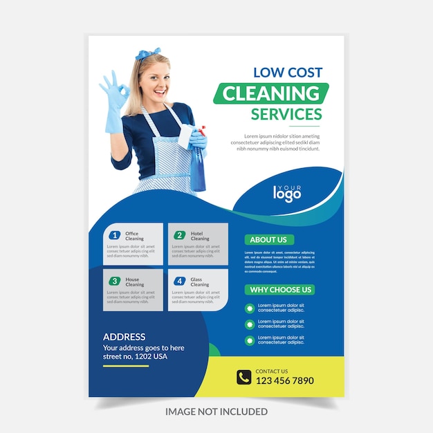 House Cleaning Services Flyer Poster