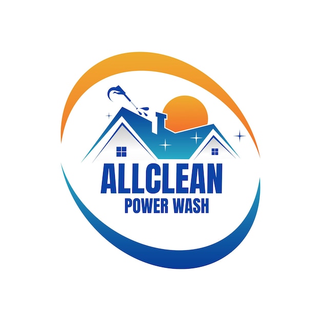 Cleaning Service Logo Vector Template