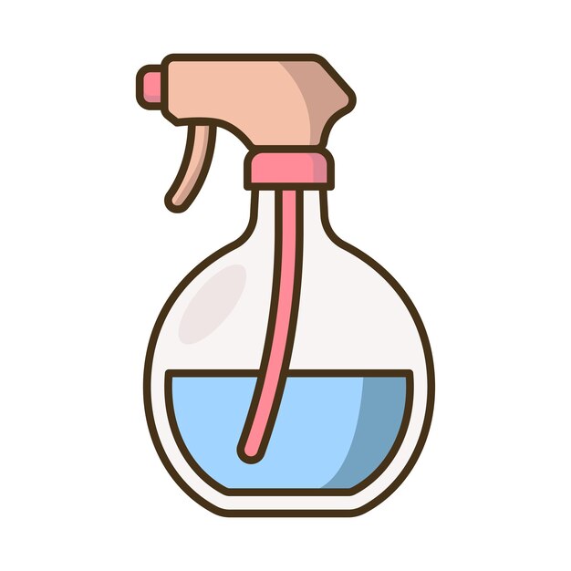 Cleaning spray bottle icon vector on trendy design