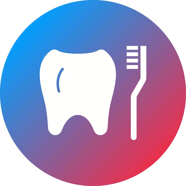 Cleaning Tooth with Brush icon vector image Can be used for Dental Care