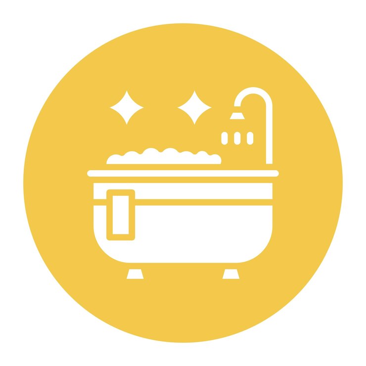 Vector cleaning tub icon vector image can be used for cleaning and dusting