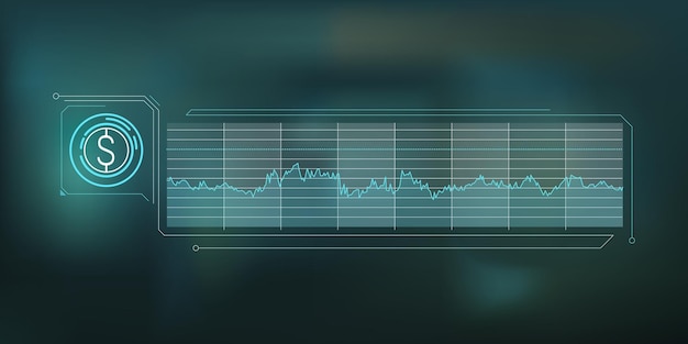 벡터 안정적인 달러 가격에 대한 명확하고 간결한 인포그래픽