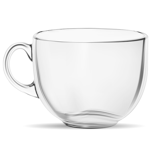 Premium Vector  Clear coffee cup