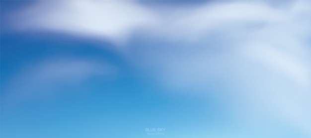 Vector clear sky illustration background